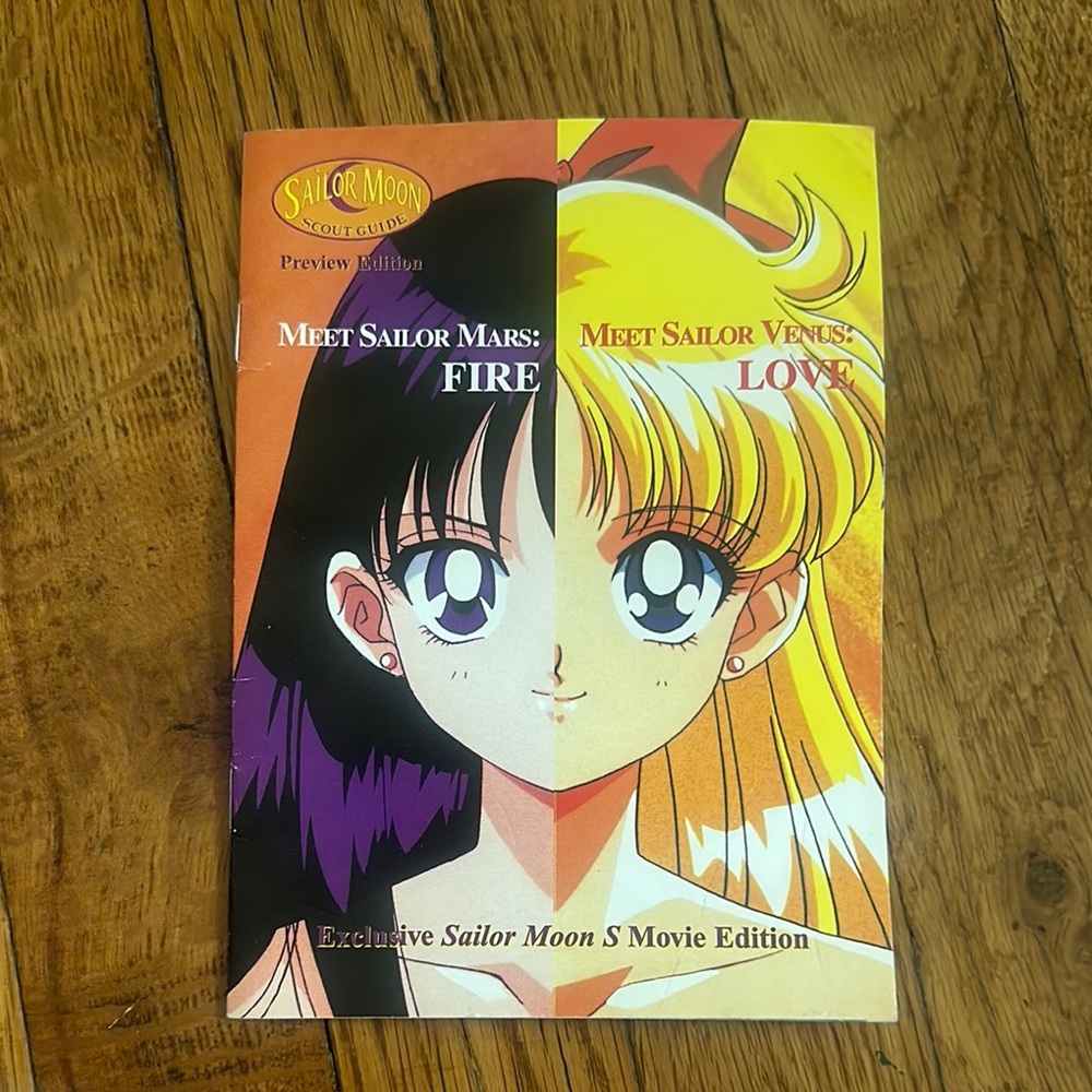Sailor Moon S scout guide Rare mars and Venus